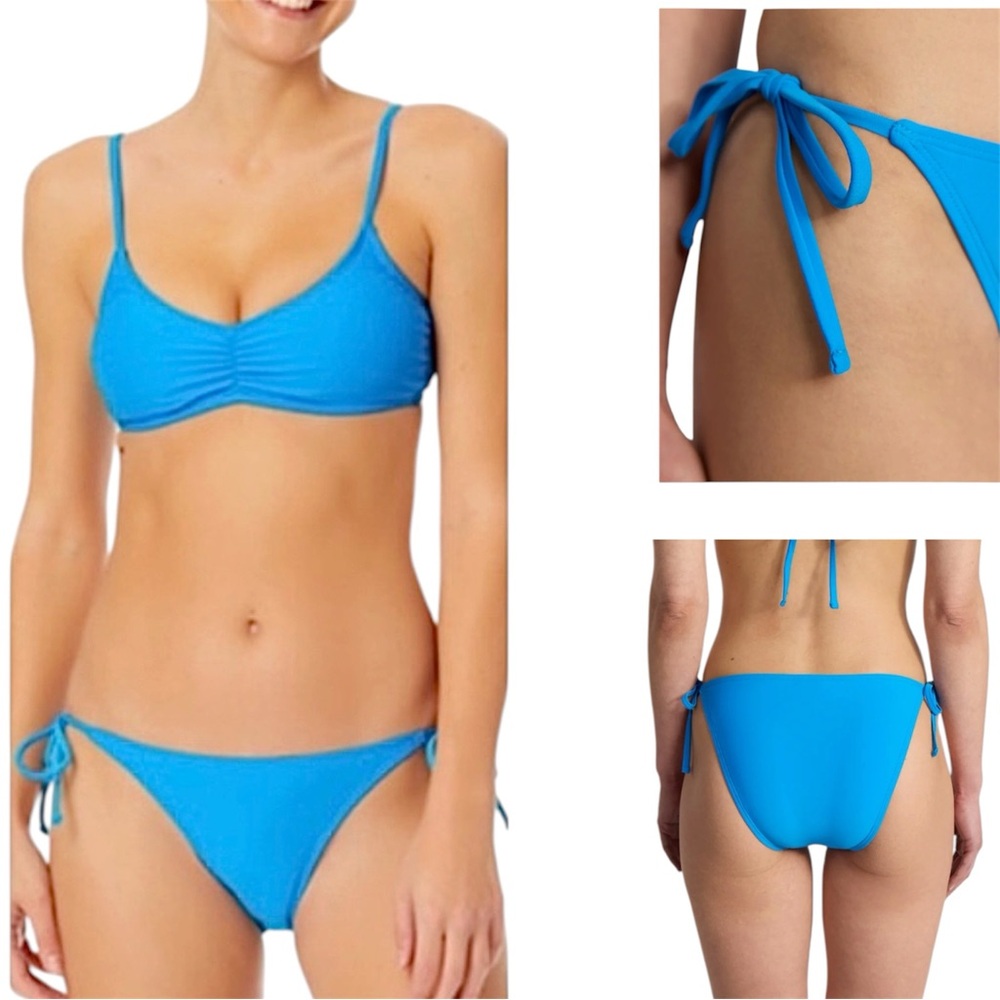 NOBO Bright Blue Tie-Side Bikini Set